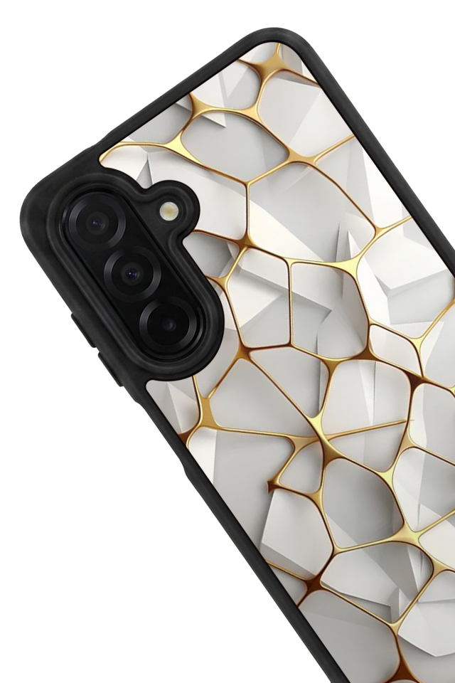 Samsung Galaxy A26 Uyumlu Mermer Marble Tasarımlı Glossy Premium Kılıf