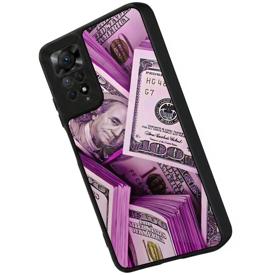Xiaomi Redmi Note 11 Pro Uyumlu Money Para Tasarımlı Glossy Premium Kılıf