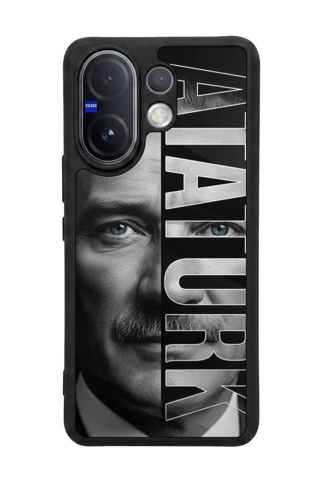 Vivo V60 Uyumlu Mustafa Kemal Ataturk Tasarımlı Glossy Premium Kılıf