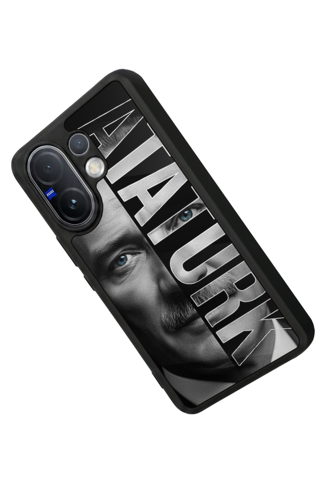 Vivo V60 Uyumlu Mustafa Kemal Ataturk Tasarımlı Glossy Premium Kılıf