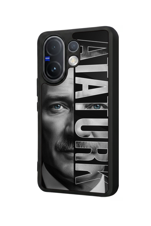 Vivo V60 Uyumlu Mustafa Kemal Ataturk Tasarımlı Glossy Premium Kılıf