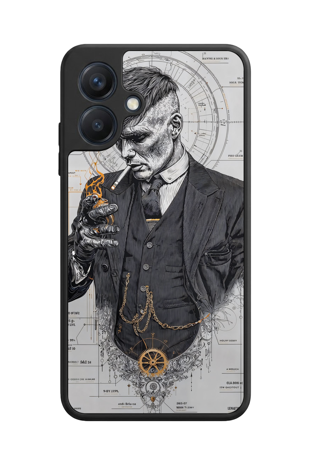 Samsung Galaxy A07 Uyumlu Peaky Blinders Tasarımlı Glossy Premium Kılıf