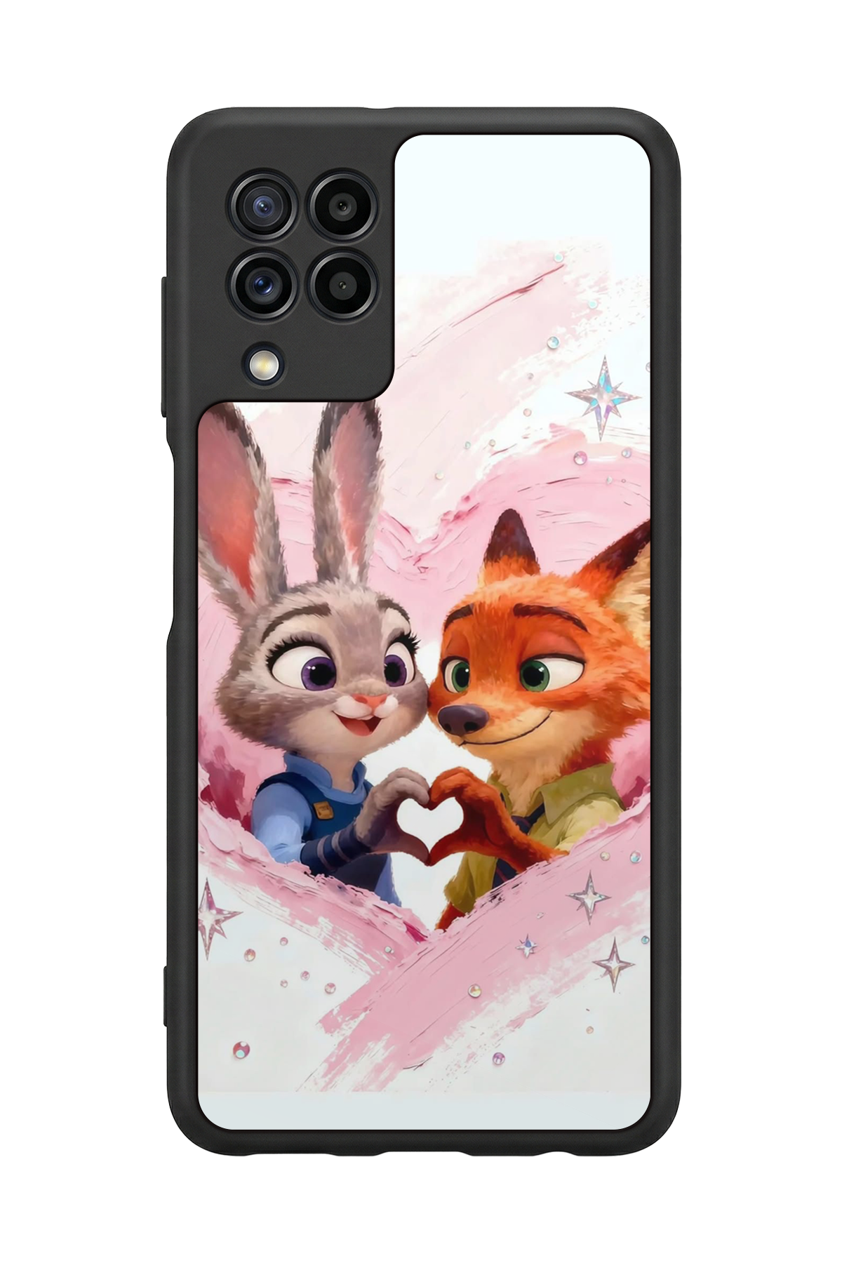 Samsung Galaxy M32 Uyumlu Zootropolis Tasarımlı Glossy Premium Kılıf