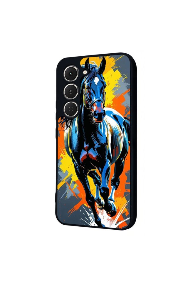Tecno Spark 40 Pro Uyumlu At Horse Tasarımlı Glossy Premium Kılıf