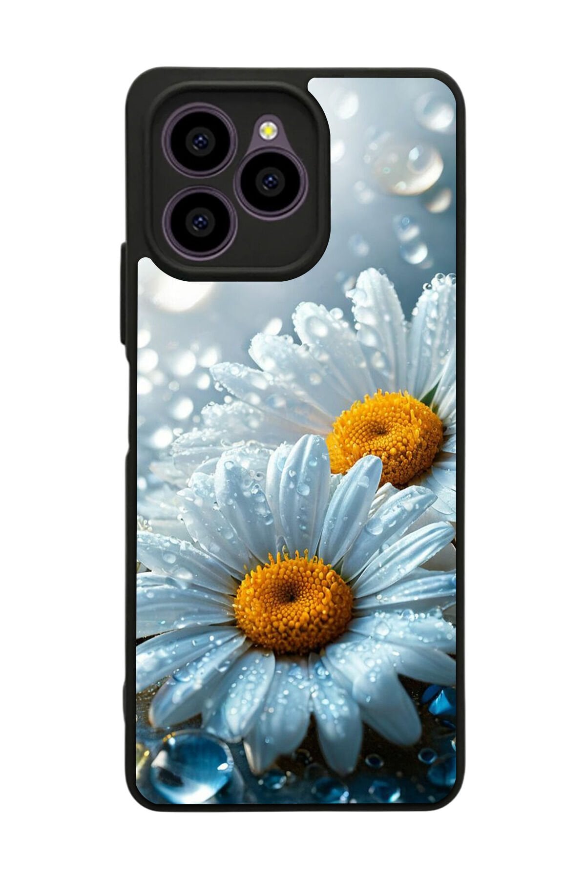 Omix X6 Uyumlu Cicek Tasarımlı Glossy Premium Kılıf