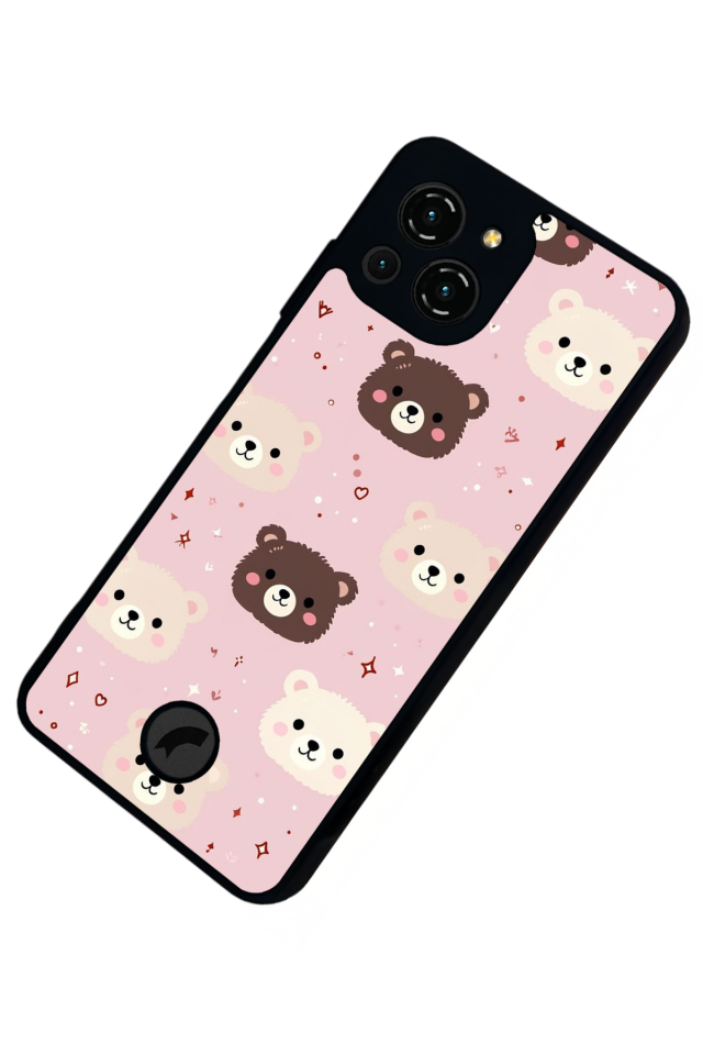 Reeder S23 Pro Max Uyumlu Ayı Tasarımlı Glossy Premium Kılıf