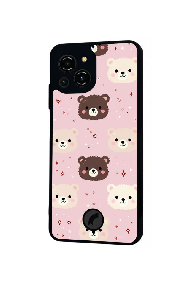 Reeder S23 Pro Max Uyumlu Ayı Tasarımlı Glossy Premium Kılıf