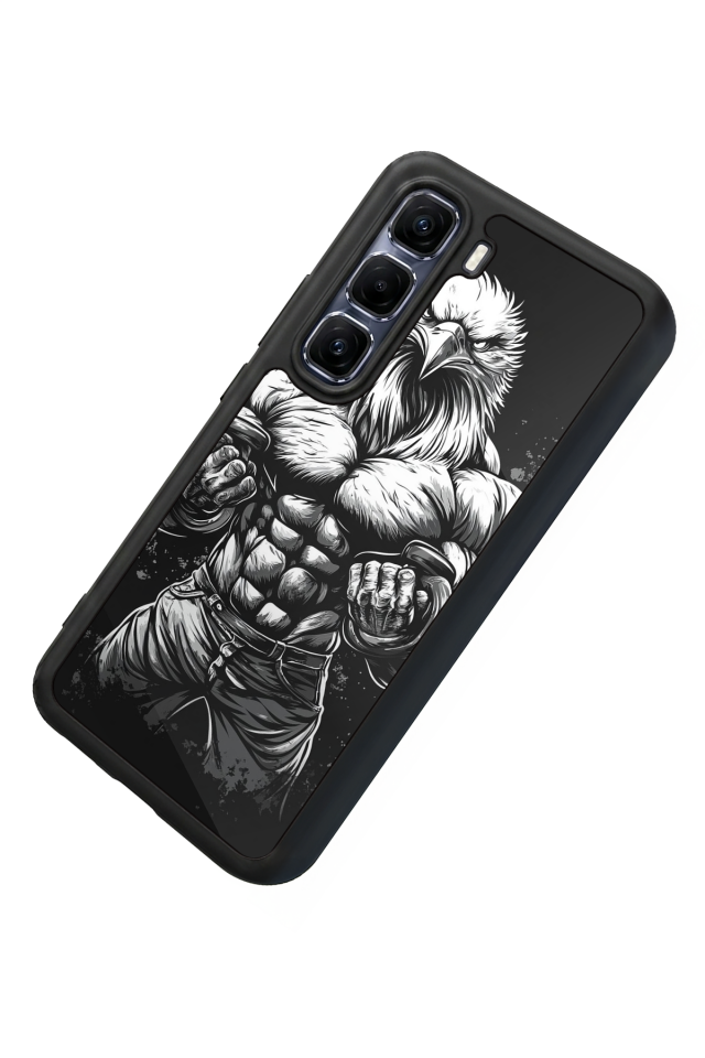 Infinix Hot 60 Pro Plus Uyumlu Besiktas Tasarımlı Glossy Premium Kılıf