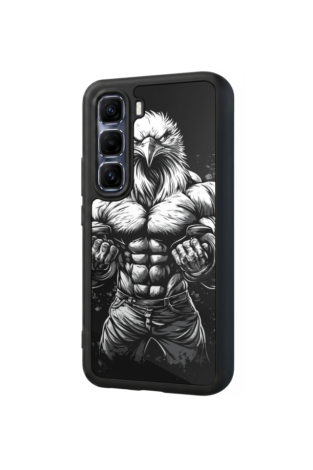 Infinix Hot 60 Pro Plus Uyumlu Besiktas Tasarımlı Glossy Premium Kılıf