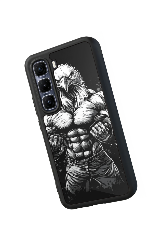 Infinix Hot 60 Pro Plus Uyumlu Besiktas Tasarımlı Glossy Premium Kılıf