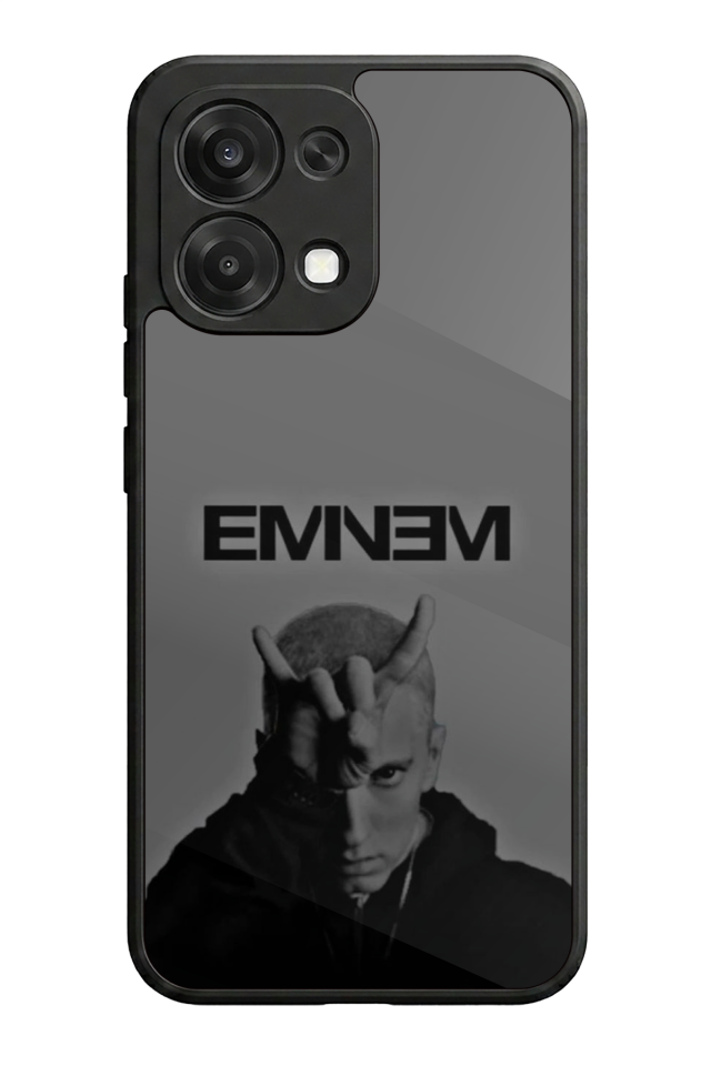 Oppo A6 Pro Uyumlu Eminem Tasarımlı Glossy Premium Kılıf
