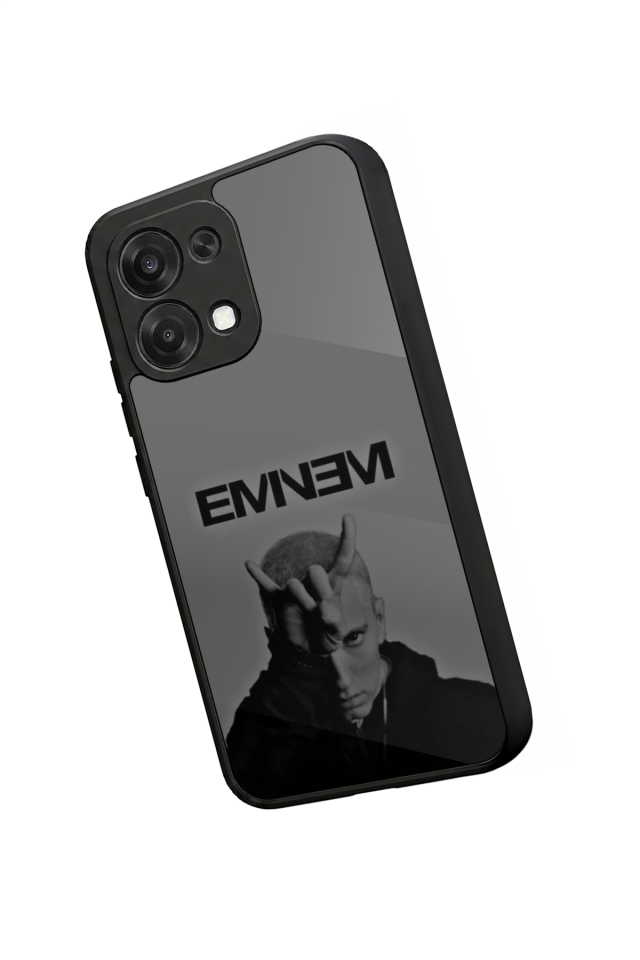 Oppo A6 Pro Uyumlu Eminem Tasarımlı Glossy Premium Kılıf