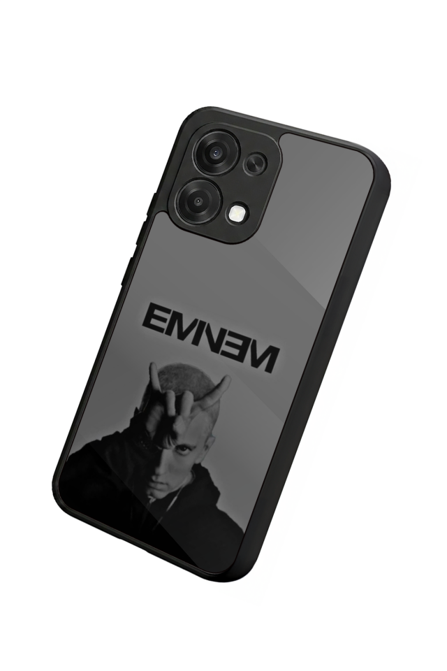 Oppo A6 Pro Uyumlu Eminem Tasarımlı Glossy Premium Kılıf