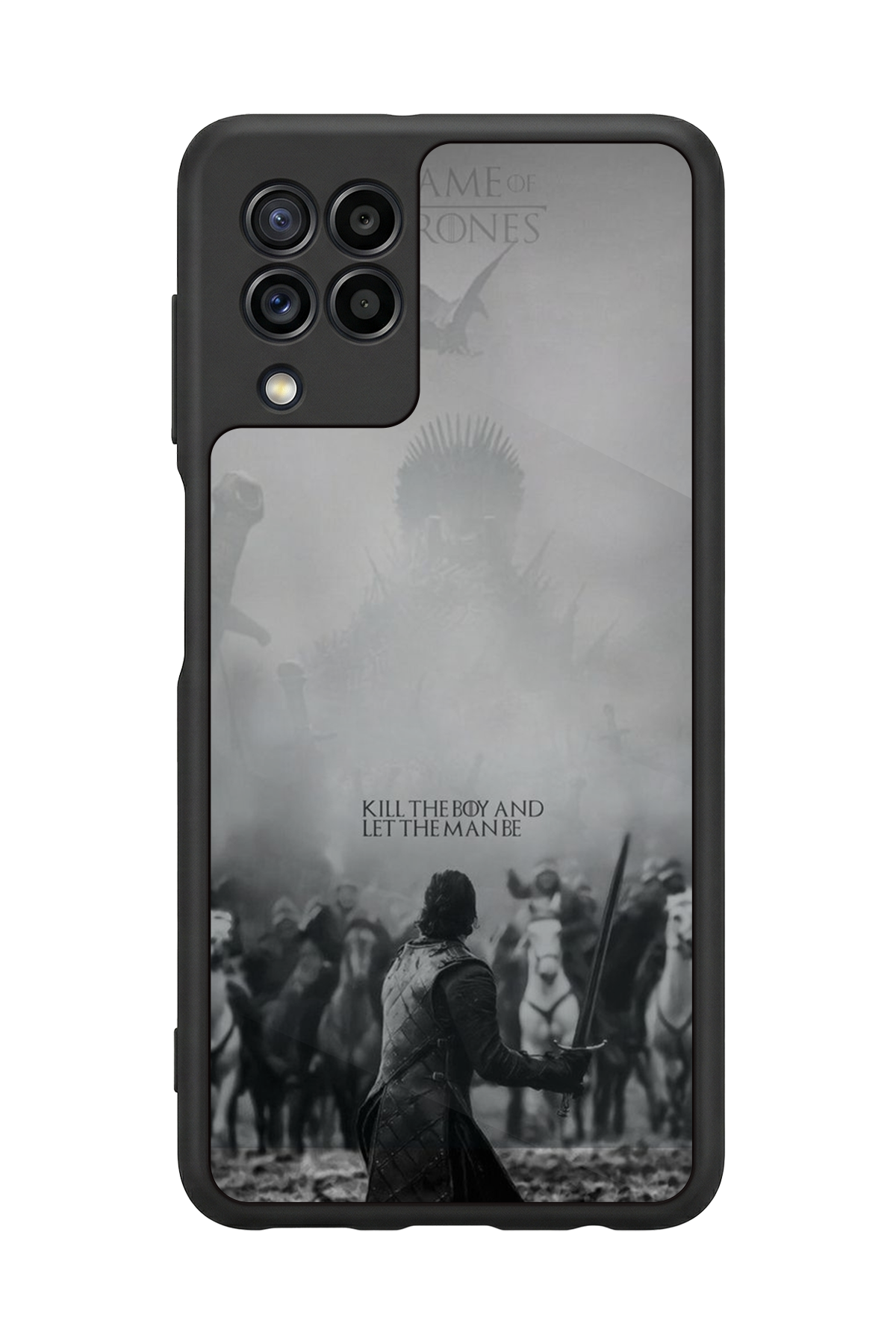 Samsung Galaxy M22 Uyumlu GameOfThrones Tasarımlı Glossy Premium Kılıf