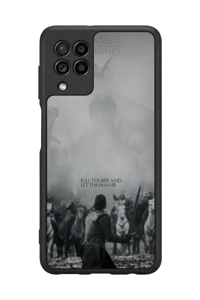 Samsung Galaxy M22 Uyumlu GameOfThrones Tasarımlı Glossy Premium Kılıf