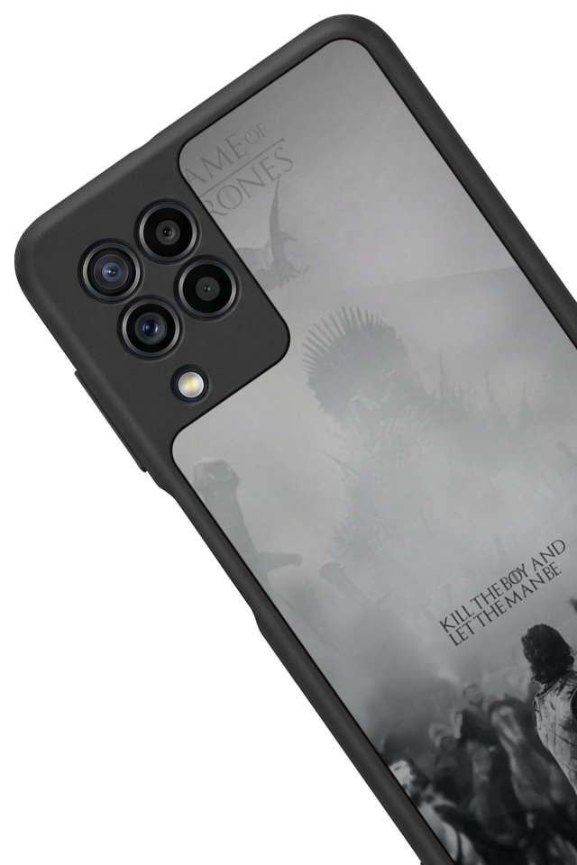 Samsung Galaxy M22 Uyumlu GameOfThrones Tasarımlı Glossy Premium Kılıf