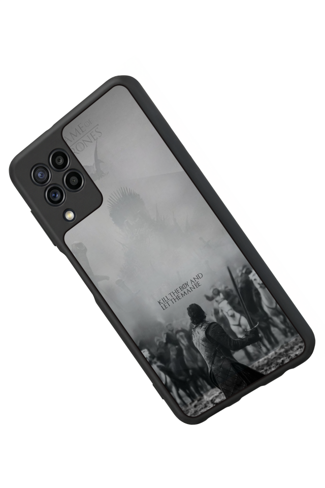 Samsung Galaxy M22 Uyumlu GameOfThrones Tasarımlı Glossy Premium Kılıf