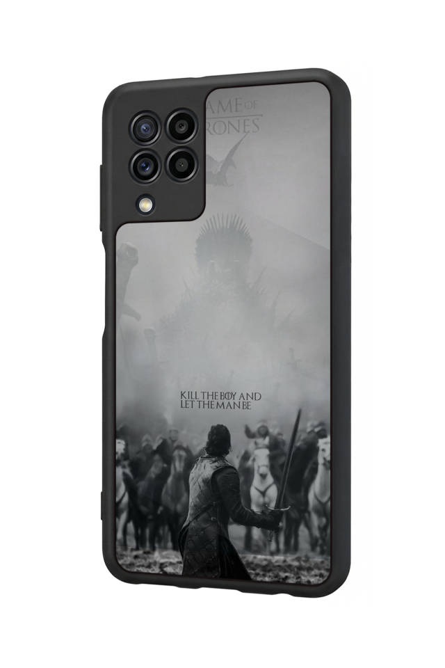 Samsung Galaxy M22 Uyumlu GameOfThrones Tasarımlı Glossy Premium Kılıf