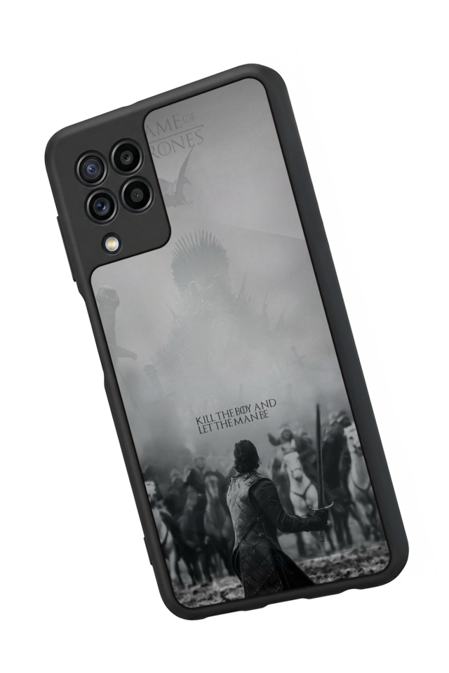 Samsung Galaxy M22 Uyumlu GameOfThrones Tasarımlı Glossy Premium Kılıf