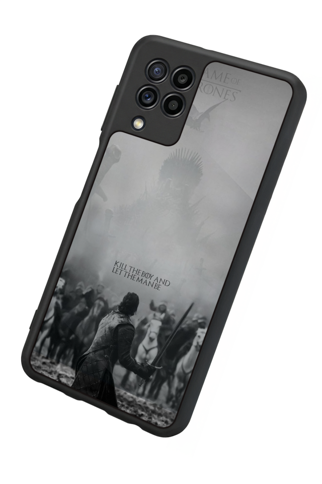 Samsung Galaxy M22 Uyumlu GameOfThrones Tasarımlı Glossy Premium Kılıf