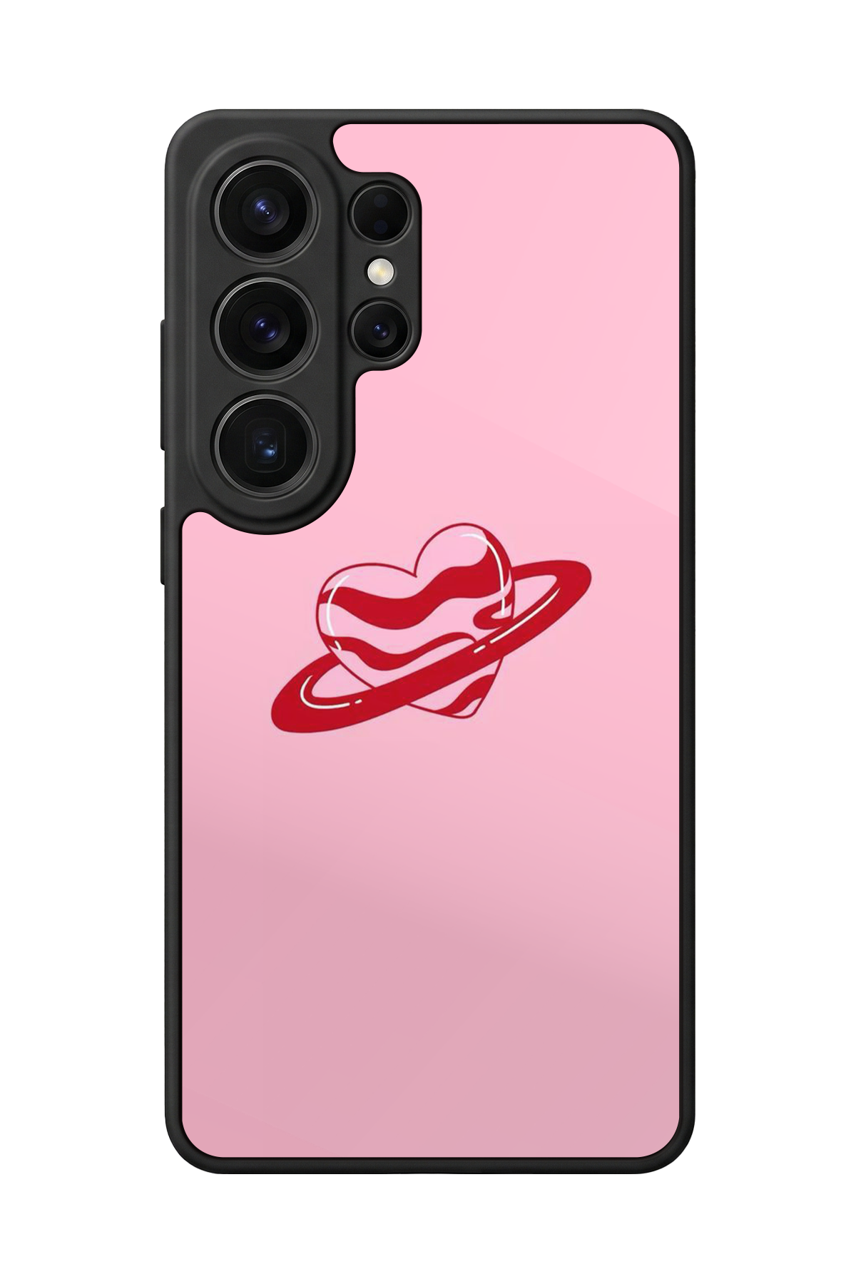 Samsung Galaxy S26 Ultra Uyumlu Kalp Love Tasarımlı Glossy Premium Kılıf