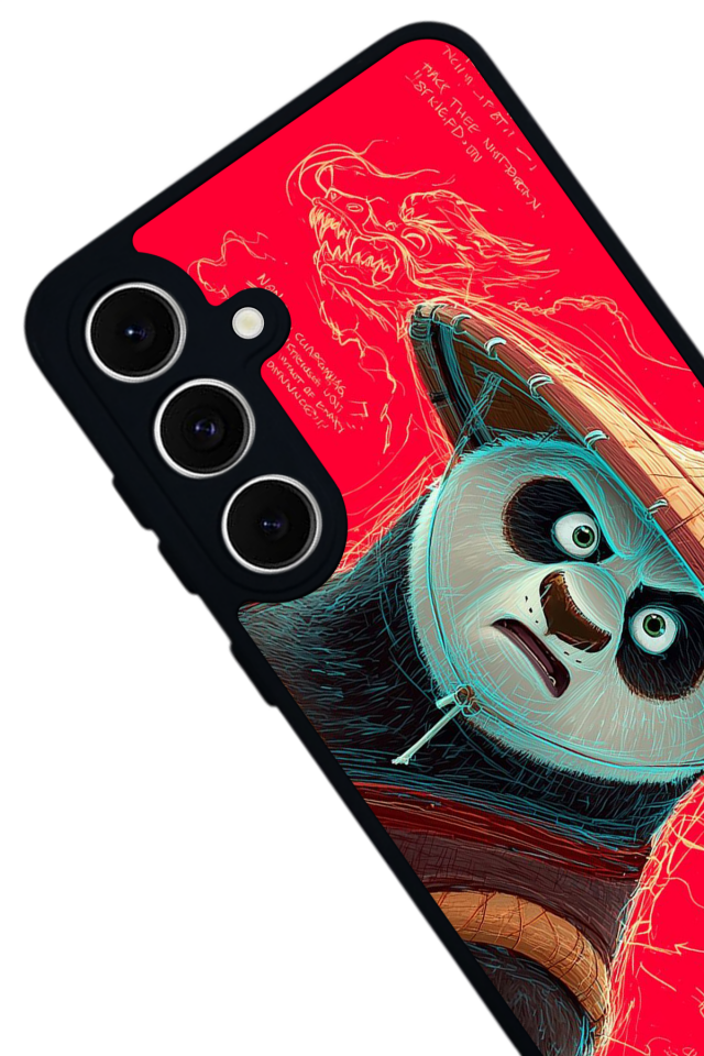 Samsung Galaxy A16 Uyumlu Kung Fu Panda Tasarımlı Glossy Premium Kılıf