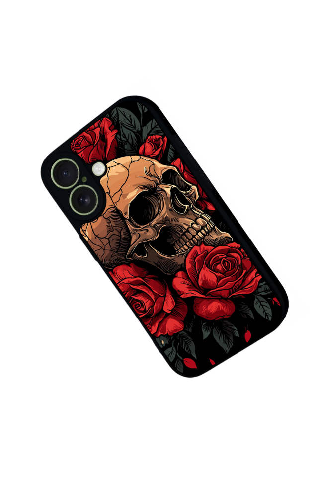 iPhone 17 Uyumlu KuruKafa Tasarımlı Glossy Premium Kılıf