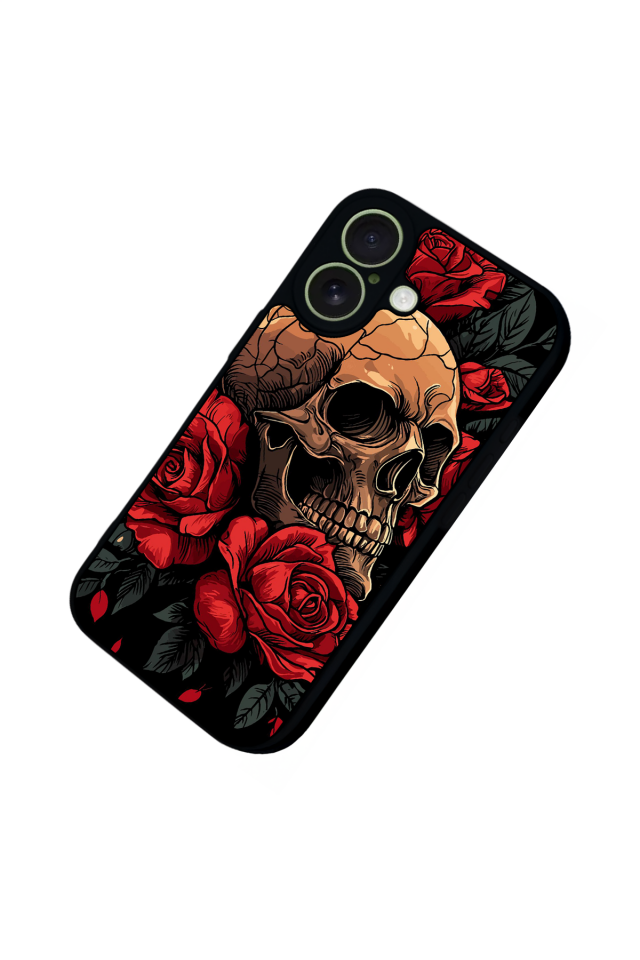 iPhone 17 Uyumlu KuruKafa Tasarımlı Glossy Premium Kılıf