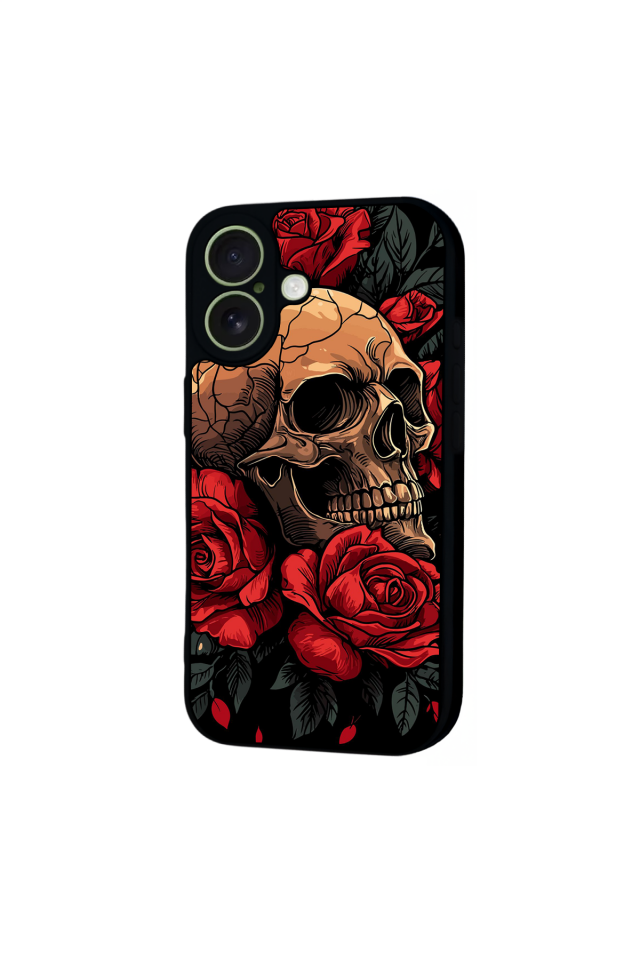 iPhone 17 Uyumlu KuruKafa Tasarımlı Glossy Premium Kılıf