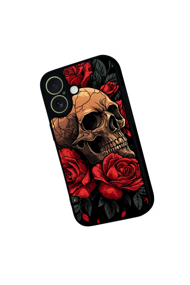 iPhone 17 Uyumlu KuruKafa Tasarımlı Glossy Premium Kılıf