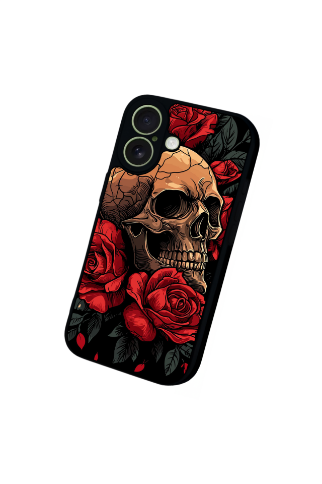 iPhone 17 Uyumlu KuruKafa Tasarımlı Glossy Premium Kılıf