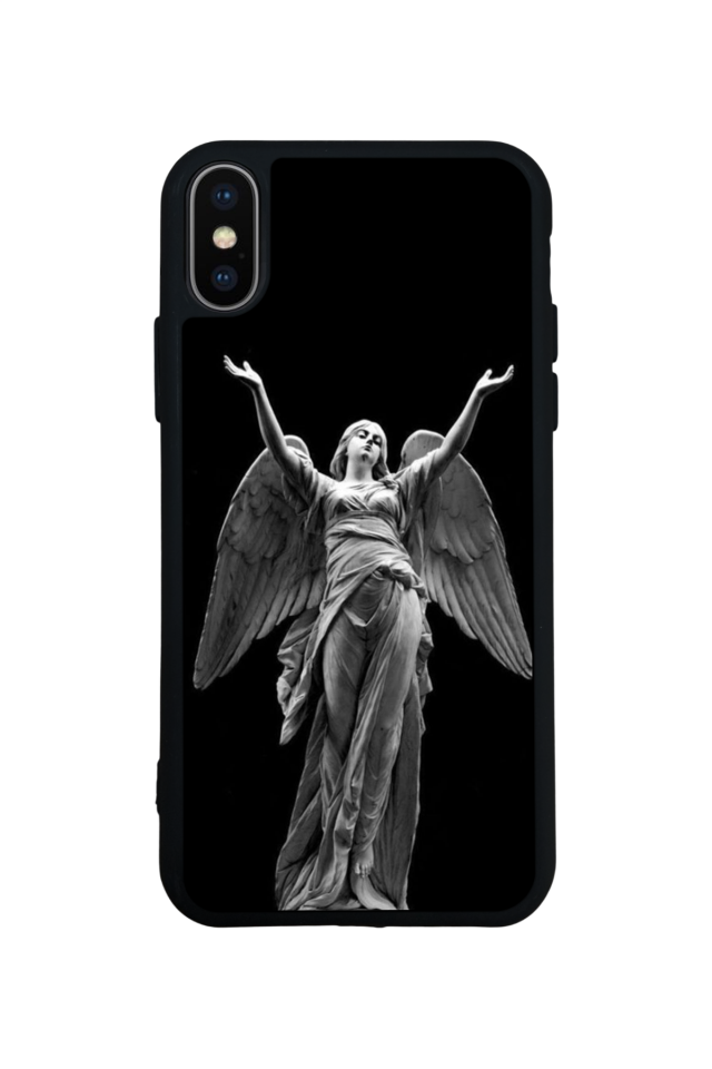 iPhone XS Max Uyumlu Melek Tasarımlı Glossy Premium Kılıf