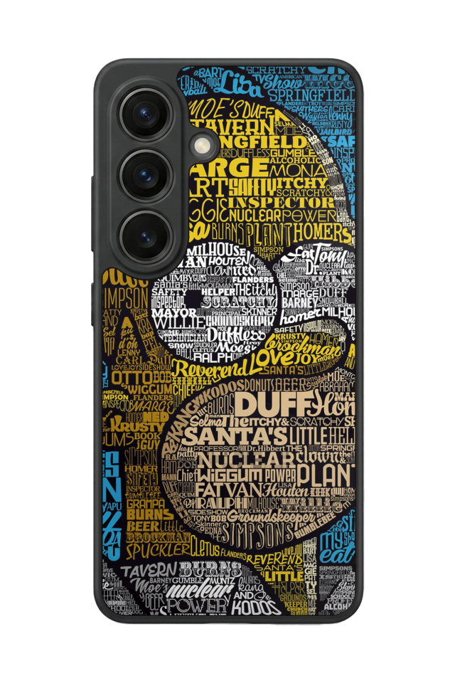 Samsung Galaxy S26 Uyumlu The Simpsons Tasarımlı Glossy Premium Kılıf