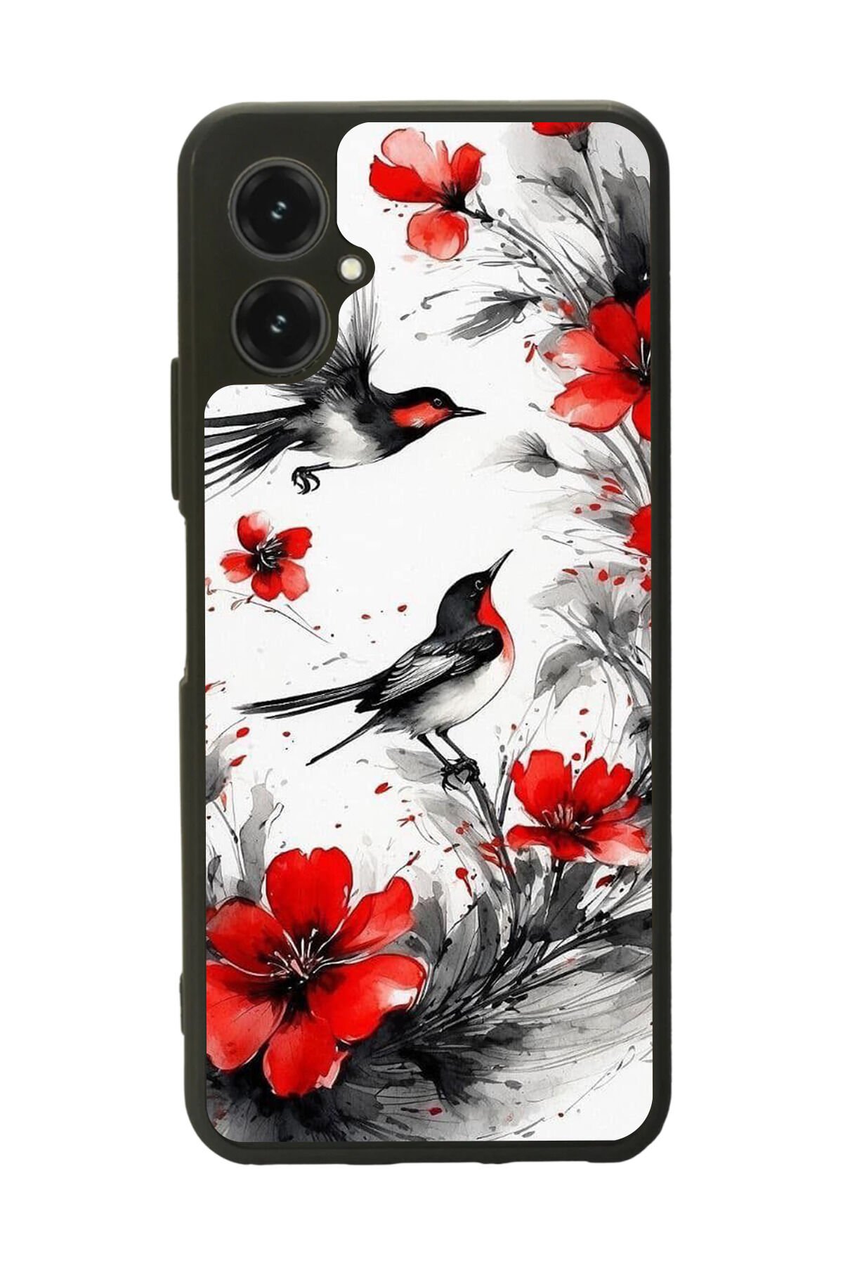 Omix X5 Uyumlu Floral Tasarımlı Glossy Premium Kılıf