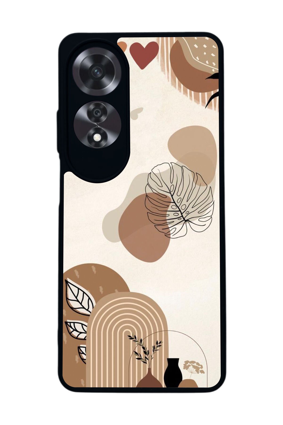 Oppo A60 Mat Siyah uyumlu Kılıf – Yumuşak Silikon, Koruyucu, Şok Emici Kapak