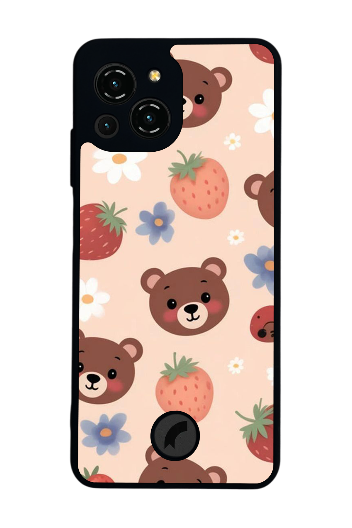 Reeder S23 Pro Max Uyumlu Ayı Tasarımlı Glossy Premium Kılıf