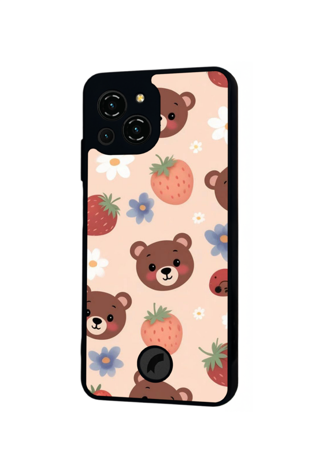 Reeder S23 Pro Max Uyumlu Ayı Tasarımlı Glossy Premium Kılıf