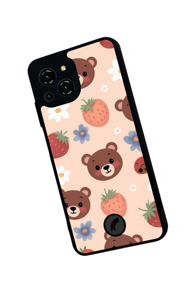 Reeder S23 Pro Max Uyumlu Ayı Tasarımlı Glossy Premium Kılıf