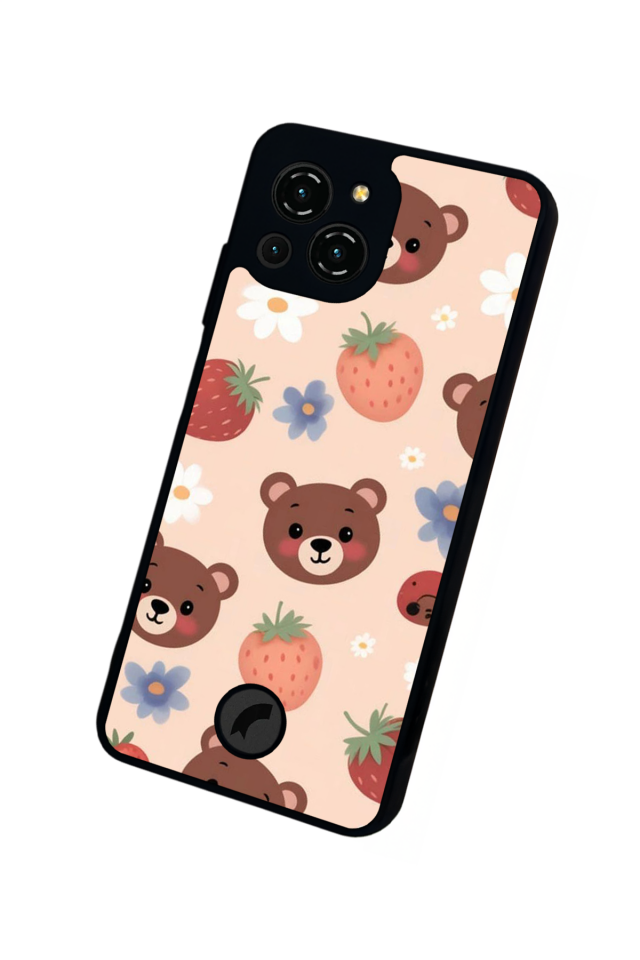 Reeder S23 Pro Max Uyumlu Ayı Tasarımlı Glossy Premium Kılıf