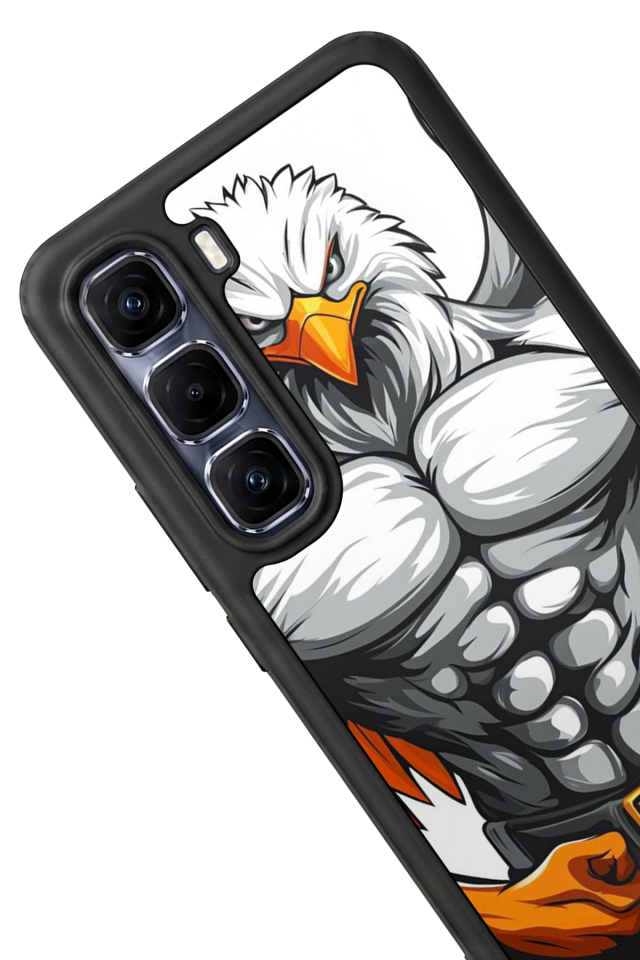 Infinix Hot 60 Pro Plus Uyumlu Besiktas Tasarımlı Glossy Premium Kılıf