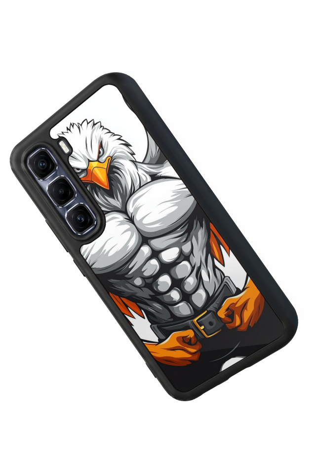 Infinix Hot 60 Pro Plus Uyumlu Besiktas Tasarımlı Glossy Premium Kılıf