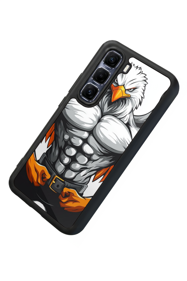 Infinix Hot 60 Pro Plus Uyumlu Besiktas Tasarımlı Glossy Premium Kılıf