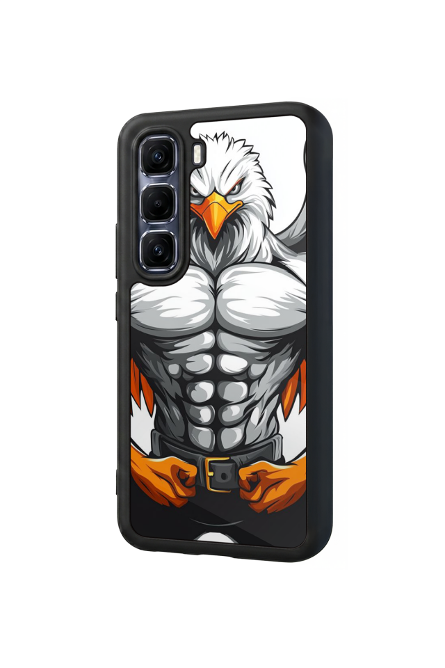 Infinix Hot 60 Pro Plus Uyumlu Besiktas Tasarımlı Glossy Premium Kılıf