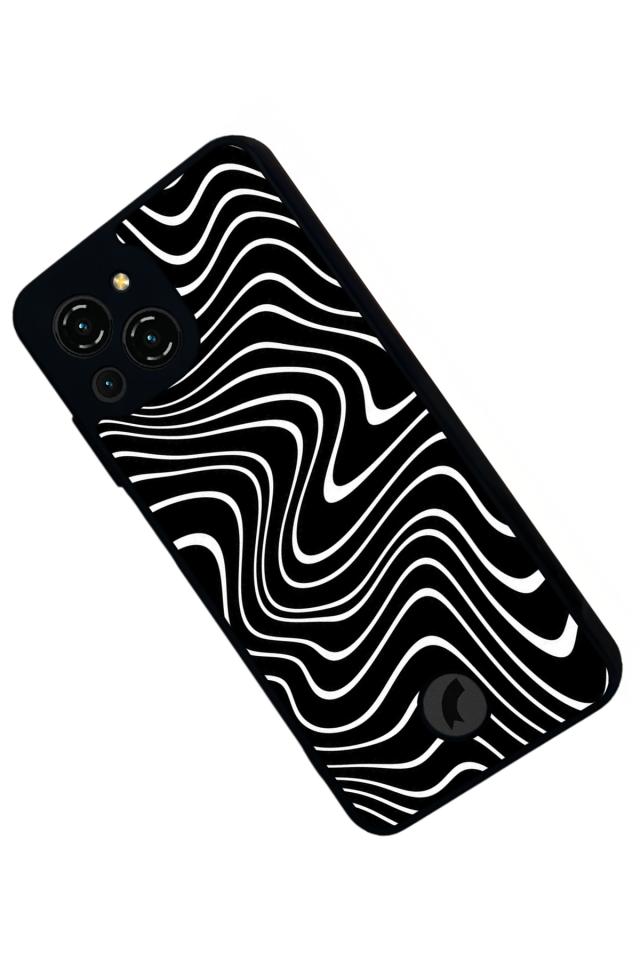 Reeder S23 Pro Max Uyumlu Çizgi Sanatı Tasarımlı Glossy Premium Kılıf