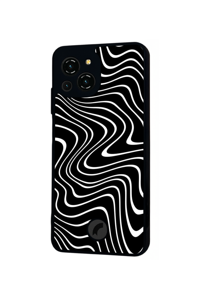 Reeder S23 Pro Max Uyumlu Çizgi Sanatı Tasarımlı Glossy Premium Kılıf