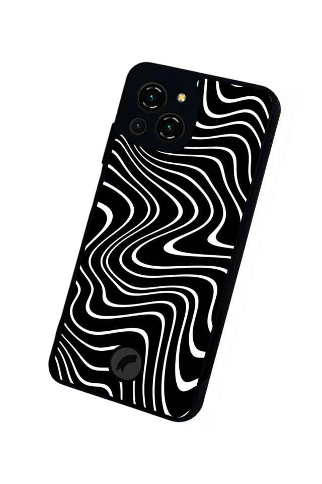 Reeder S23 Pro Max Uyumlu Çizgi Sanatı Tasarımlı Glossy Premium Kılıf