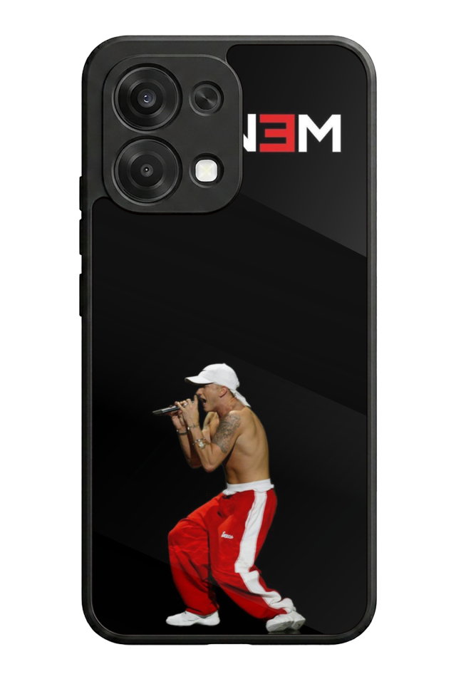 Oppo A6 Pro Uyumlu Eminem Tasarımlı Glossy Premium Kılıf