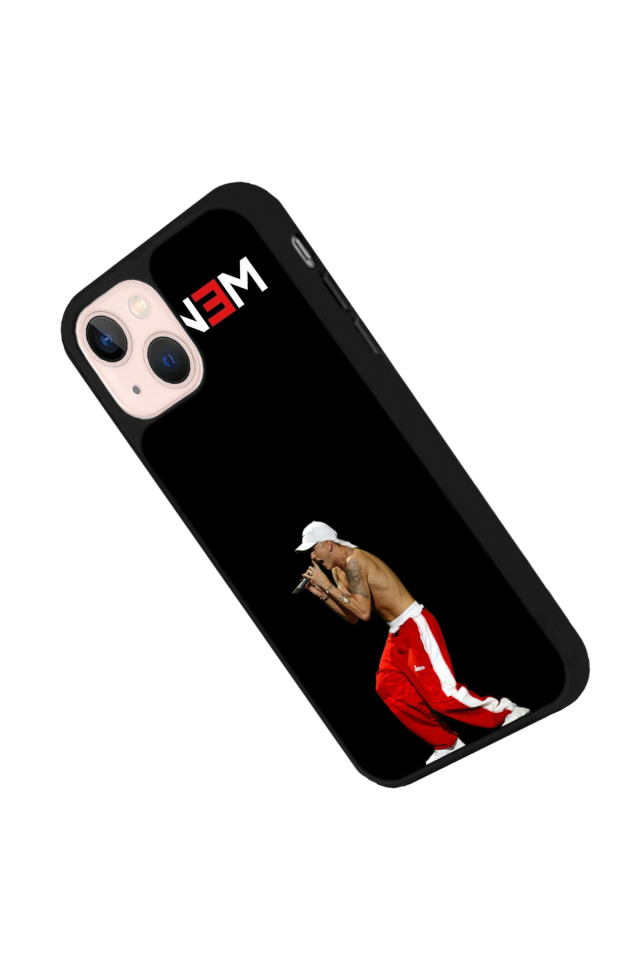 iPhone 13 Mini Uyumlu Eminem Tasarımlı Glossy Premium Kılıf