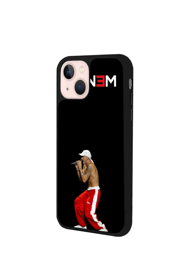 iPhone 13 Mini Uyumlu Eminem Tasarımlı Glossy Premium Kılıf