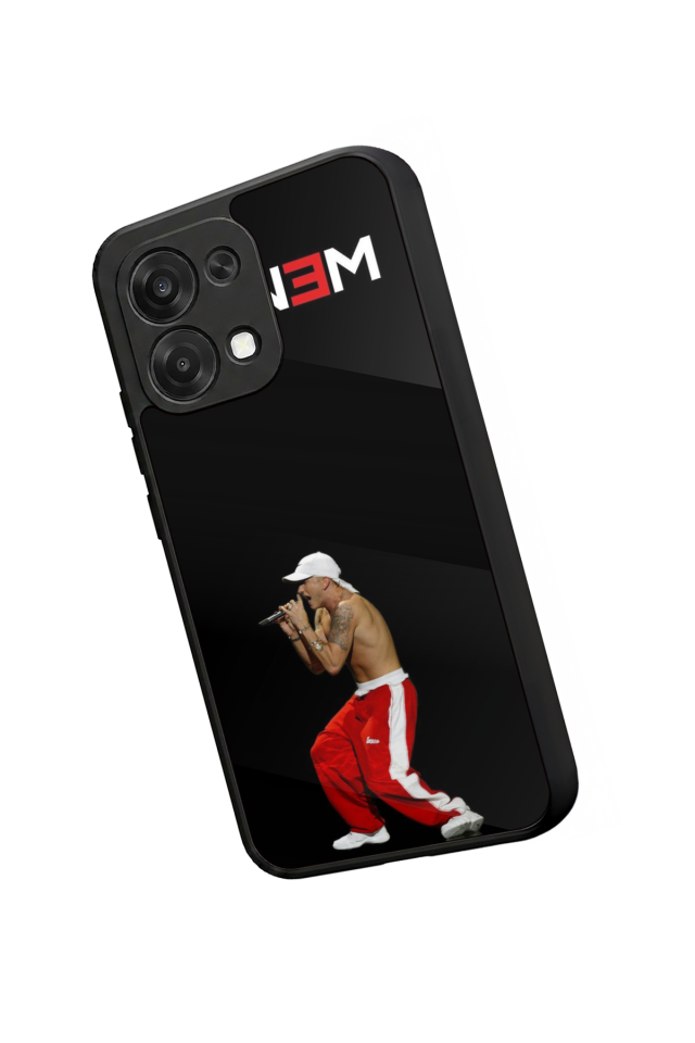 Oppo A6 Pro Uyumlu Eminem Tasarımlı Glossy Premium Kılıf